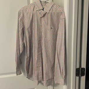 Mens size large vineyard vines tucker button down shirt